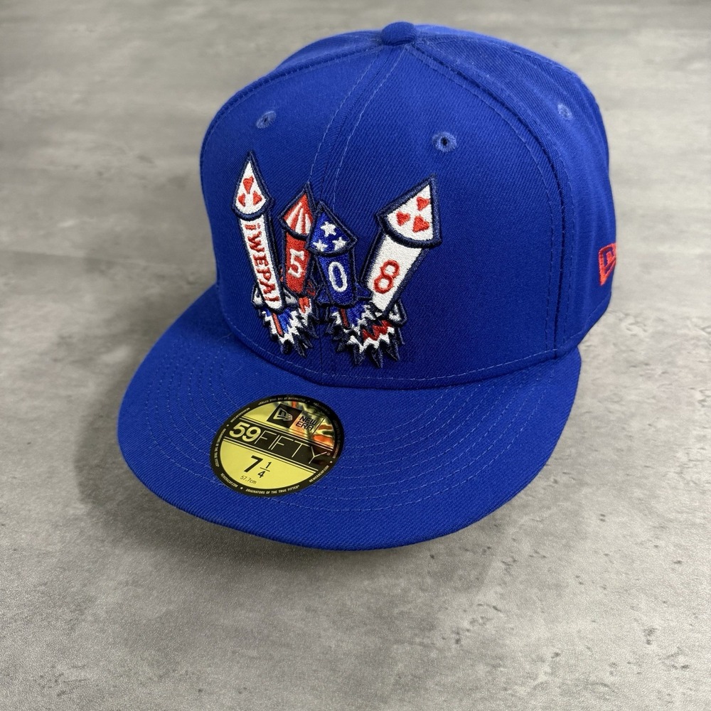 Worcester Red Sox Hat New Era Cap 7 1/4 Blue MiLB Farm Minor 59Fifty USA NEW